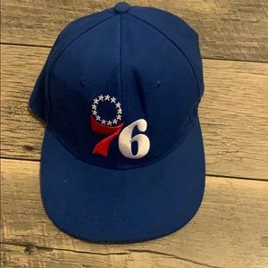 Philadelphia 76ers brim adjustable baseball cap